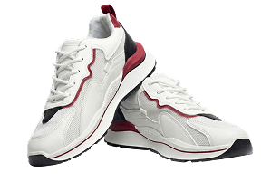 Sneakers Running Chunky White-Red